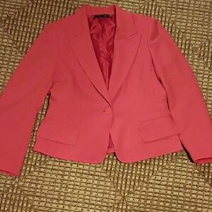 Anne Klein Bold Pink Suit Jacket